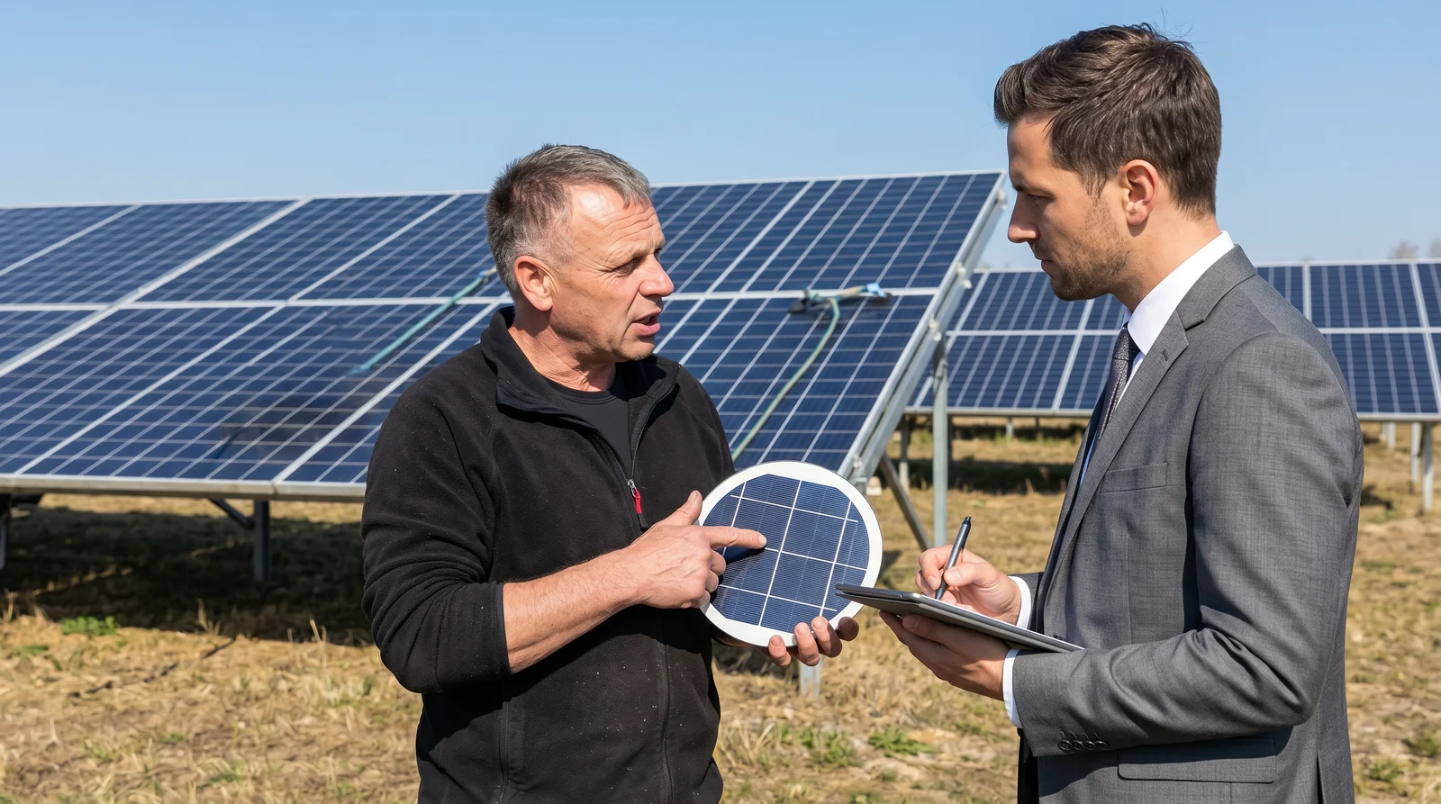 Fachkundige Vor-Ort-Beratung für gewerbliche Photovoltaikanlagen